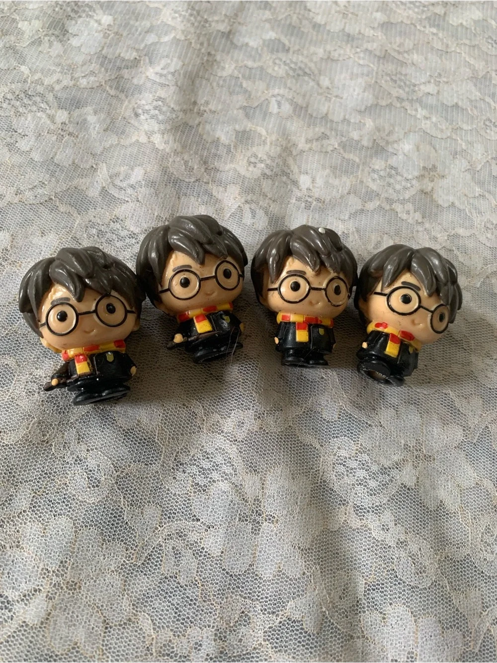 Harry Potter Ooshies Pencil Toppers Lot of 20 - Glow in Dark, Metallic Silver